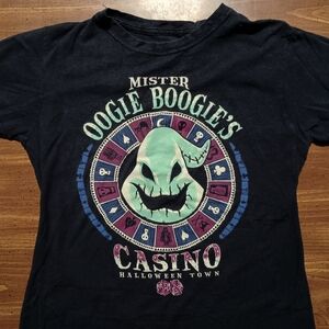 OOGIE BOOGIE T-SHIRT - Girls Large - Nightmare Before Christmas Disney Tee Shirt